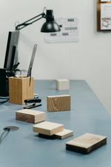 Bamboo Desk Organizer with Phone Stand – Standard